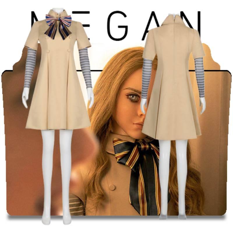 New Movie M3gan Children Cosplay Costume Fancy Dress Holiday Party Daily Clothes