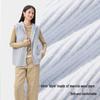 Qianrengang Women's 2025 Detachable Long Duck Down Jacket