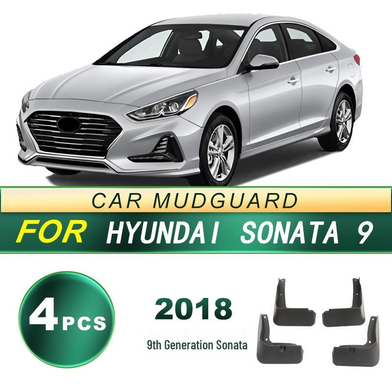 2018 Hyundai Sonata 9th Gen Soft Rubber Tire Mud Flaps
