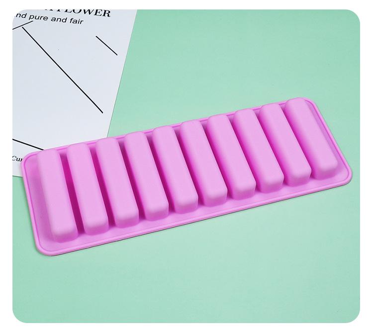 Silikonová forma na prsty a sušenky pro čokoládu, klobásy, dortové dekorace, cukroví a voskové lahvičky