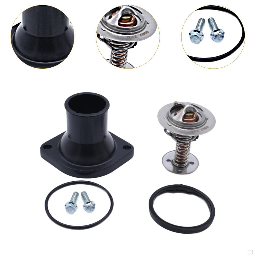 Water Neck Housing and Thermostat Kit for Chevy LS1 LS2 LS7 Spare Parts