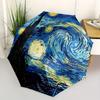 1pc Starry Night Sky, Automatic Open/close Folding Umbrella, Compact Portable Travel Umbrella,Durable Construction Yy250814123