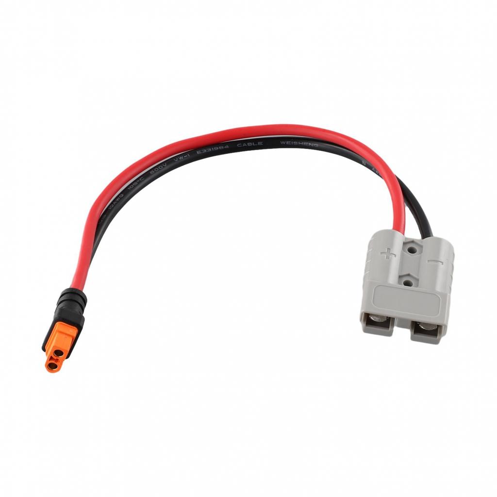 1x 50A 10AWG Adapter Cable Portable Power Station For Anderson ToXT60i Connector