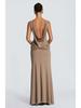 2026 Spring European & American Style Sexy Sleeveless Slim Fit High Slit Long Dress