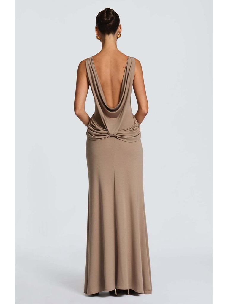 2026 Spring European & American Style Sexy Sleeveless Slim Fit High Slit Long Dress