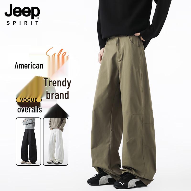 JEEP SPIRIT Men's Retro Style Cargo Pants