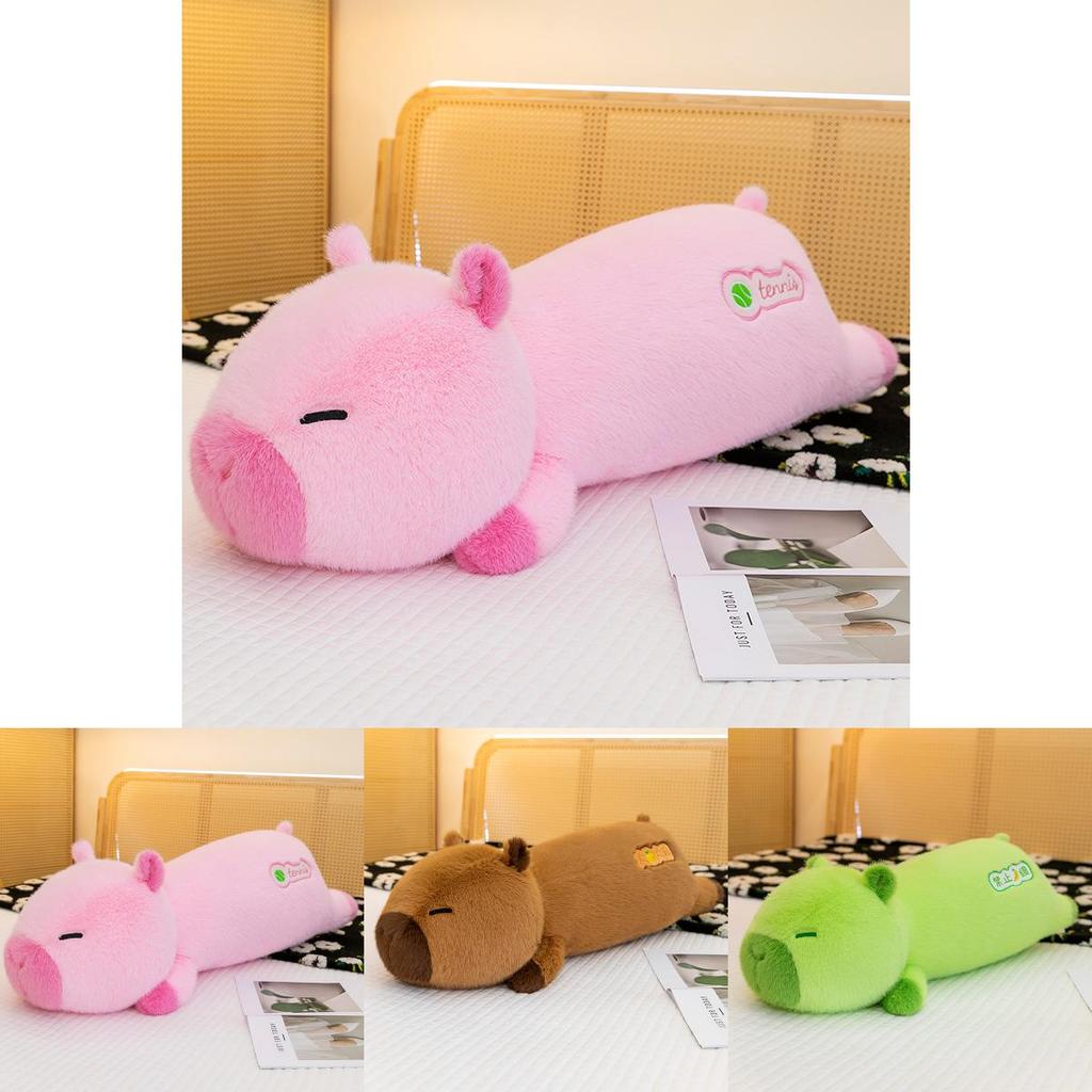 Capybara Plush Pillow With Leg Clamp For Kids And Teens Sleep Comfort