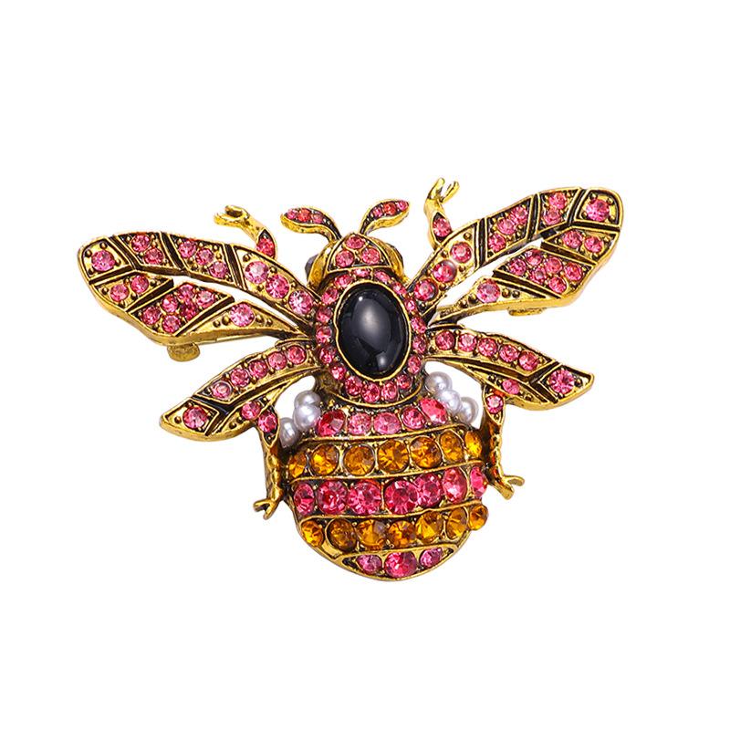 Exaggerated Baroque Bee Retro Insect Men's and Women's Temperament Accessories Brooch