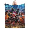 Reiwa Kamen Rider Blanket Quality Warm Soft Throw Blanket Spring Students Living Room Fluffy Bedspread