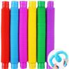 Zabawka sensoryczna dla dzieci z autyzmem, zabawki typu Fidget, łagodzące stres dla dorosłych i dzieci, zabawka do ściskania, anty-stres, plastikowe miechy, Pop Tubes