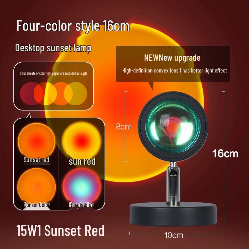 Sunset Lamp for Living Room and Bedroom - Artistic Ambient Lighting