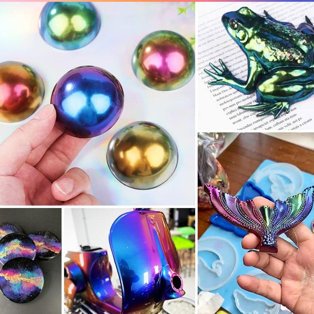 3g Chameleon Mica Powder Color Shift Pigment Powder Epoxy Resin Painting Soap Making Bath Bombs Candle Making Dyes Nail Glitter