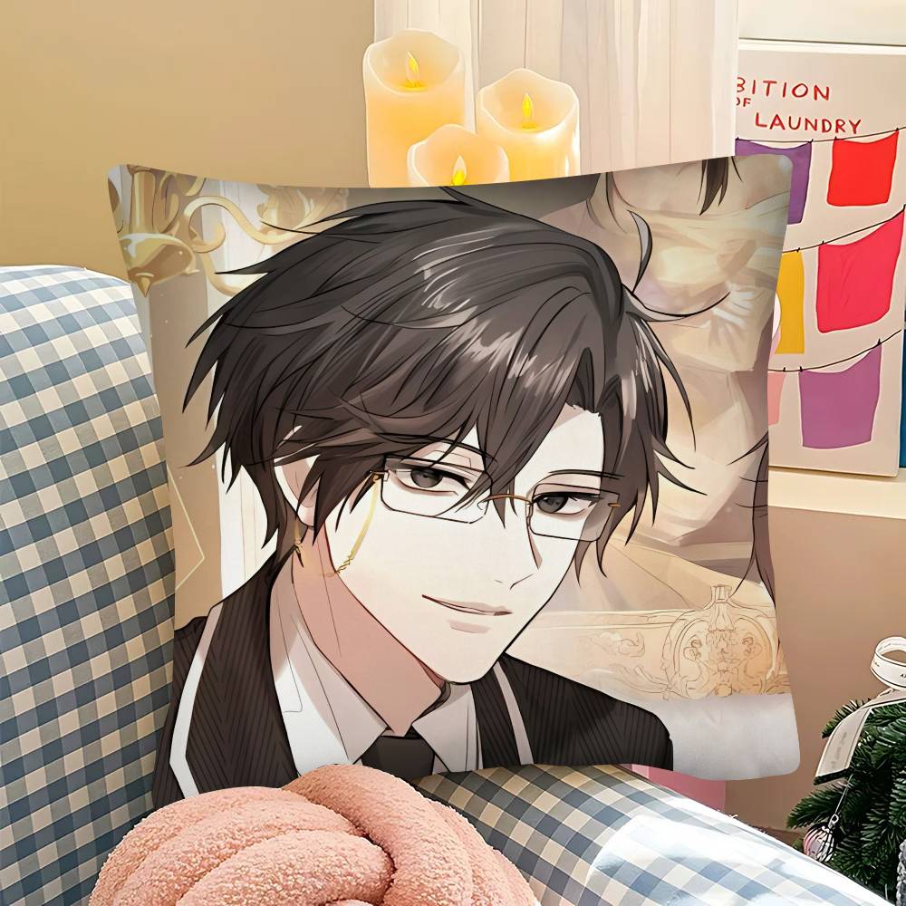 1Pc Mystic M-Messenger 707 Jumin Han Pillow Case Fashion Square Pillowcase Bedroom Sofa Room Ins Decoration Leisure