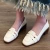 Sheepskin Model~ French Cool Single Shoes Women's Thick Heels Are Not Tired of Feet, Summer with Skirts Hollowed Out Retro Mary Jane Evening Shoes
