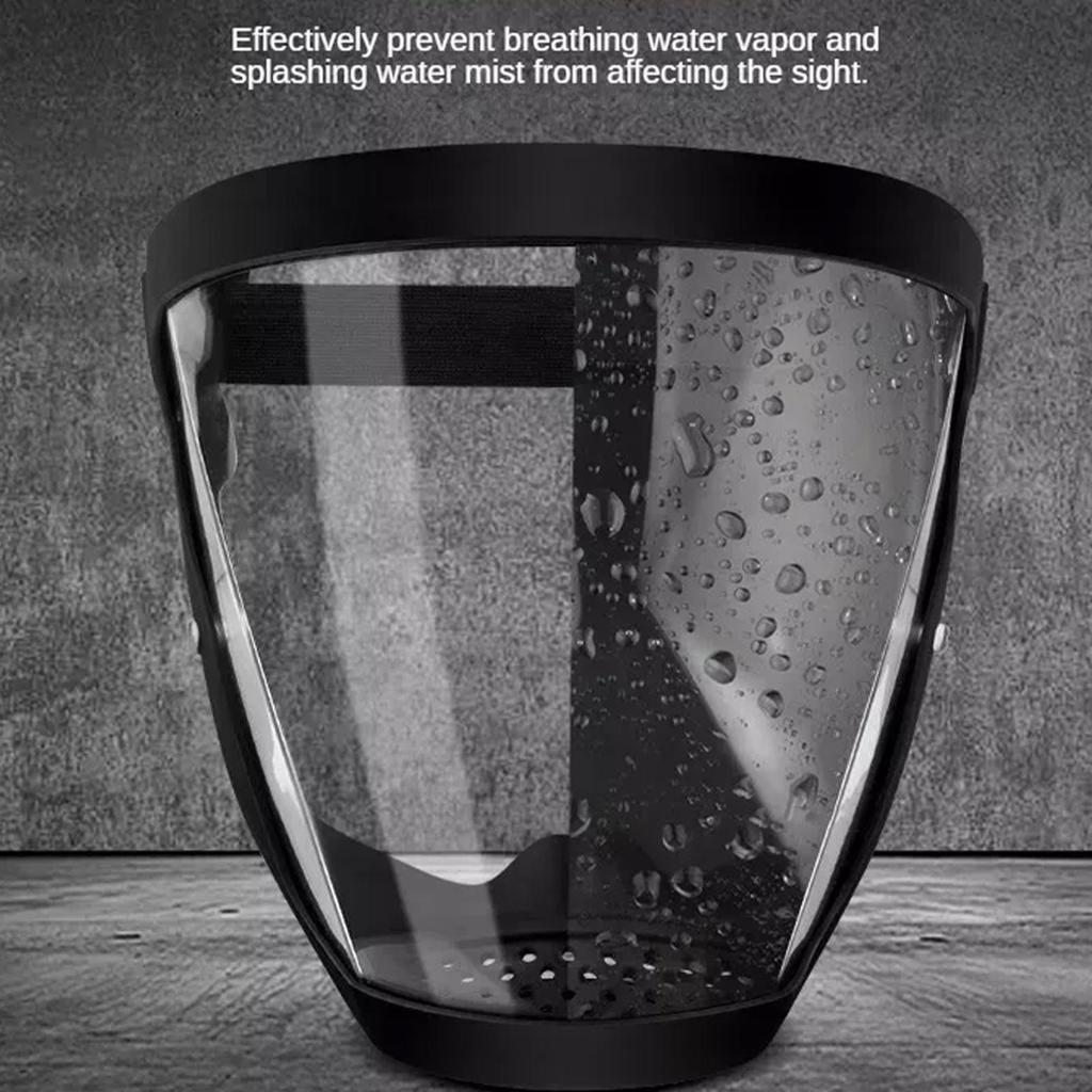New Work Protective Hood Anti-Fog Face Cover High Definition PC Lenses Face Protective Tool For Home Kitchen Construction Work