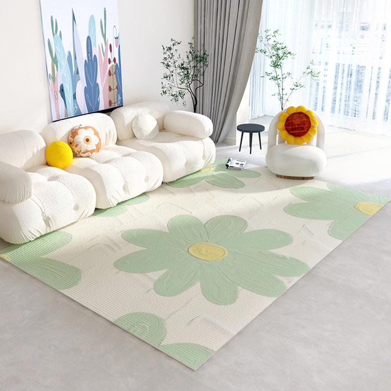 1PC Living Room Ins Style Crystal Velvet Coffee Table Blanket Room Bedroom Non-Slip Bed Blanket Sofa Floor Mat Home Decor