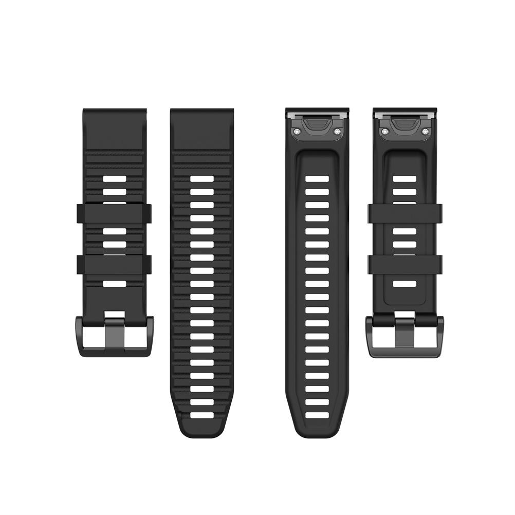 Replacement Straps Compatible for Garmin Fenix 7X Fenix 6X GPS Fenix 6X PRO Watch Silicone Strap 26mm Quick Release