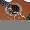 6 Stück/Set Universelle Akustikgitarrensaiten Messing Sechskant Stahlkern Saiten für Musikinstrumente Ersatz Zubehör