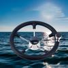 Black Foam Grip Boat Steering Wheel Non-directional 3 Spoke Steering Wheel  Boat Use