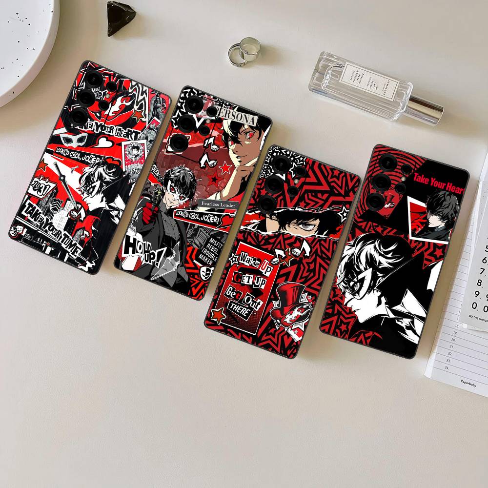 Persona 5 Phone Case For Samsung S 24 fe 25 Ultra plus 20 lite 21 30 22 23 24 22 Ultra 5G Fundas