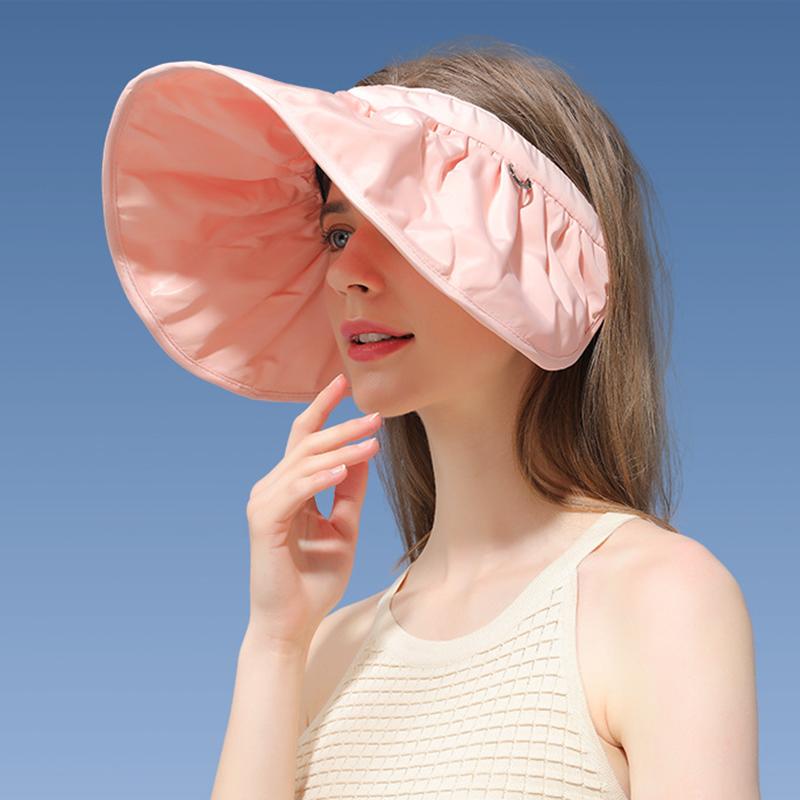 

Summer Hats For Women Empty Top Shell Shape Sun Hat Fashion Sunscreen Sun Protec