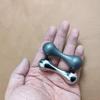 Two-headed Pen Spinning Simulator Titanium Zinc Zinc Alloy Bone Fingertip Spinner  Kids Gift