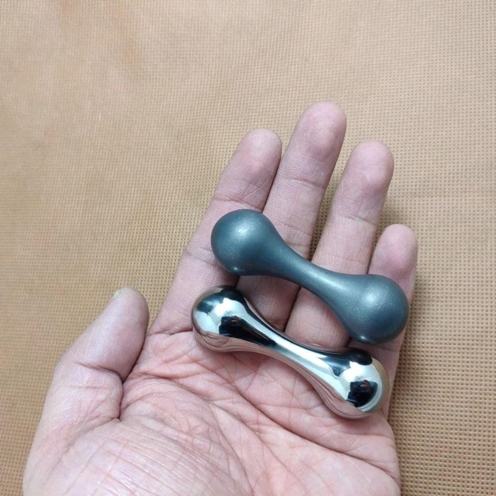 Two-headed Pen Spinning Simulator Titanium Zinc Zinc Alloy Bone Fingertip Spinner  Kids Gift