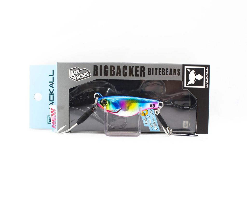 Jackall Metal Jig Big Backer Bite Beans 60 Gram Blue Pink Candy (4183)