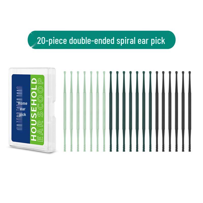 

Púliàn Double-Ended Spiral Ear Pick Set, 100 Count