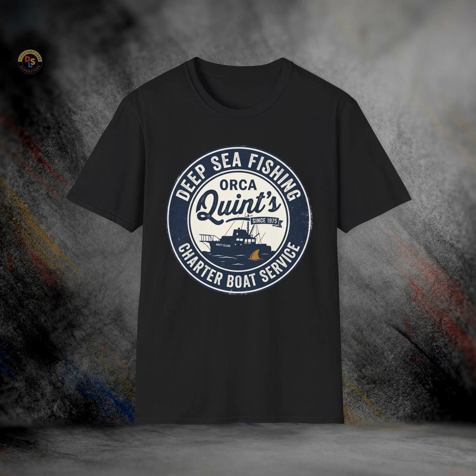 Quint’s Deep Sea Fishing Jaws T-Shirt | Softstyle Tee S