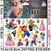 Brother Mario Party Favors Gifts Stamps Slap Bracelet Stickers Christmas Stocking Fillers Birthday Souvenirs Decoration Supplies