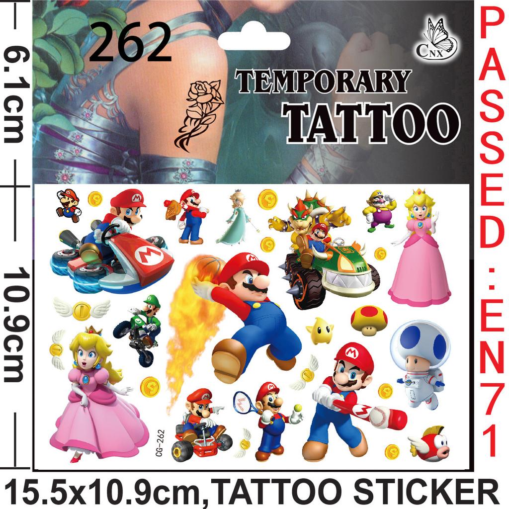 Brother Mario Party Favors Gifts Stamps Slap Bracelet Stickers Christmas Stocking Fillers Birthday Souvenirs Decoration Supplies