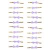 20pcs Bow Knot Twist Ties Biscuits Cookies DIY Baking Bag Ties for Gift Wrapping Weddings Parties