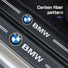 Carbon Fiber Car Door Sill Sticker For BMW X1 X3 X5X6 X7 1 3 5 7 Series E70 E87 E90 F48 G20 G30 Threshold Pad Anti Scratch Strip