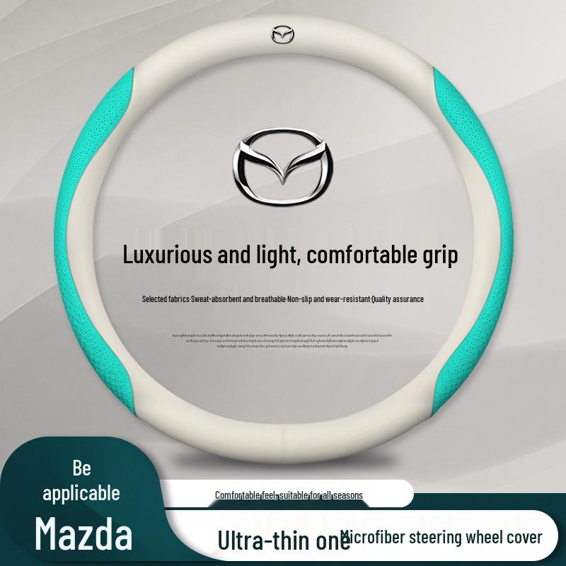 

Чехол на руль из натуральной кожи для Mazda6, Atenza, Axela, Ruiyi, CX4, CX5 38cm