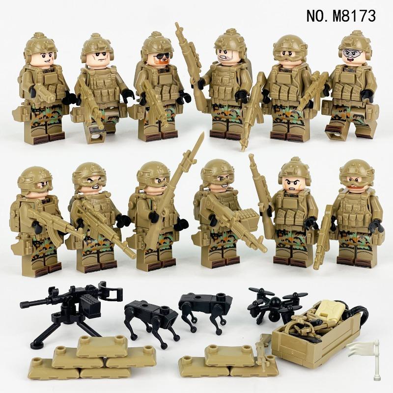 Special Police Forces Jungle Scouts Police Bandits Children Educational Assembly Building Blocks Toys Toys for Girls Dolls