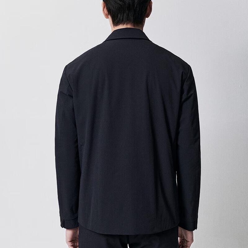 BAOXINIAO Men's Business Casual Subtle Grid Padded Jacket