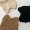 Høst vinter baby lue lue søt tegneserie kanin strikket lue for spedbarn gutt jente koreansk ensfarget småbarn varme luer panser