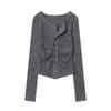 PEYWOW Women's Fashion Casual V-Neck Long Sleeve Blouses & Shirts