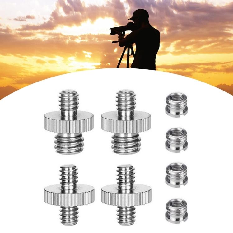 Quick Release Plate 1/4 To 3/8Screw Adapter Providing Reliable Stability for Cameras In Various Shoot Environment