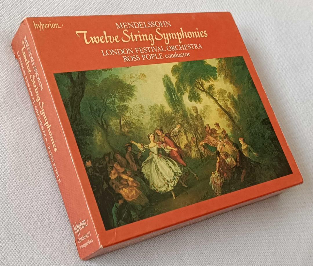 

[USED] Mendelssohn Complete Symphonies for Strings Pople London Festival Orchestra 3-Disc Set