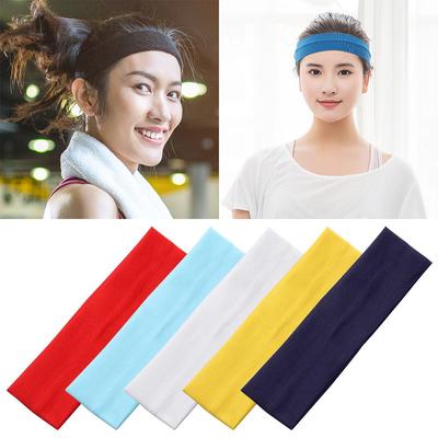 1PC Hair Accessories Yoga Headwear Fitness Sports Headbands Elastic Yoga Hair Bands Solid Color