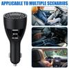 Car Air Freshener Car Scents USB C Phone Charger Scent Diffuser Adapter Fast Charging 2-Port Odor Eliminator For Most