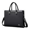 Men's bag new men's handbag cowhide computer bag inch business large-capacity briefcase