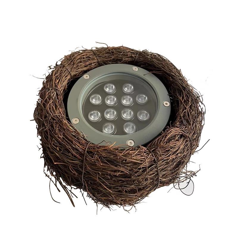 Светодиодный садовый прожектор 54 Вт, разноцветное «Птичье гнездо», для улицы