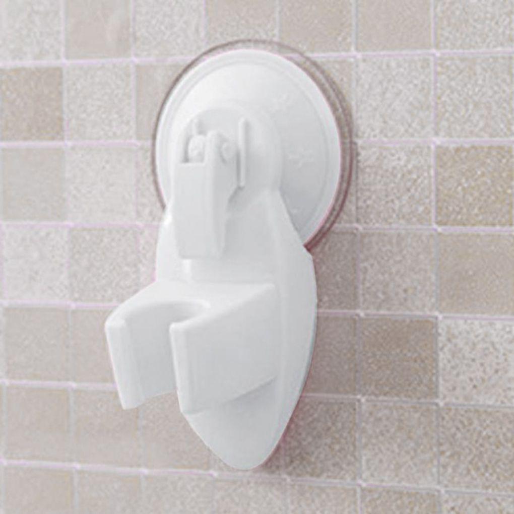 Bathroom Strong Attachable Shower Holders Movable Bracket Suction Mounting Seat Household Bathing Room Suctorial Pedestal