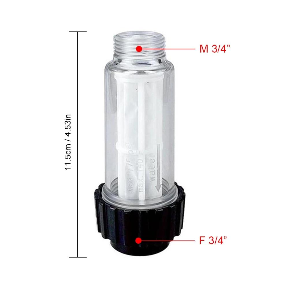 High Pressure Washer Water Filter For Karcher K2 K3 K4 K5 K6 K7 G3/4'' 175psi Water Filters Car Pressure Washer Assessoires