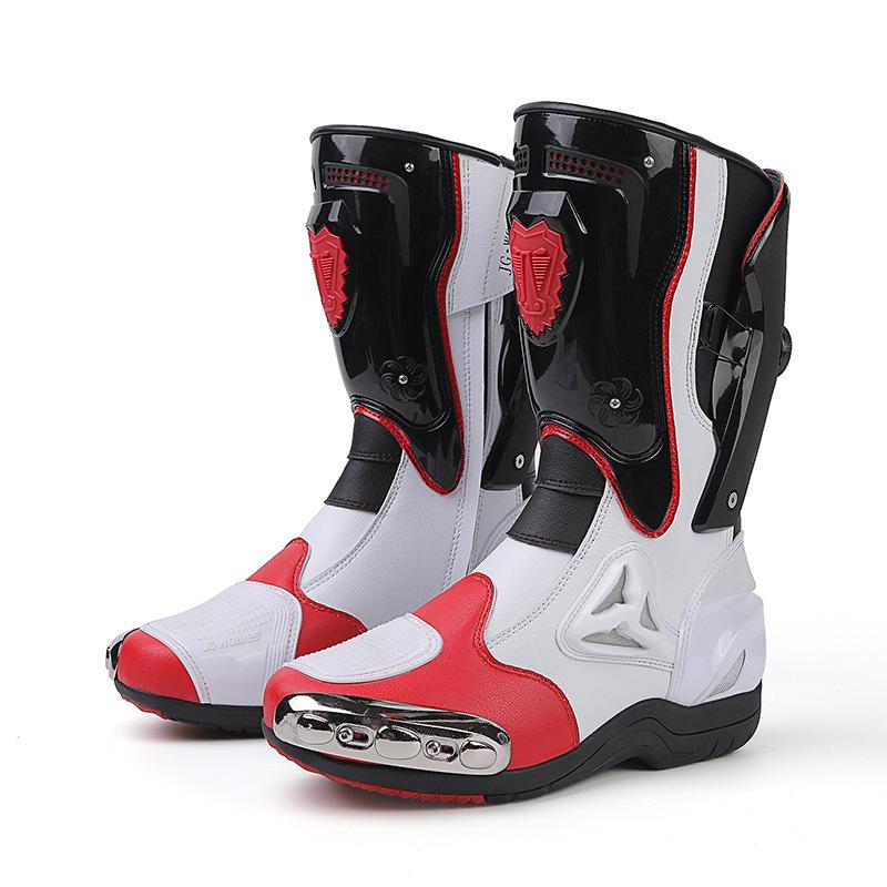 Motorrad-Stiefel für Herren und Damen für alle Jahreszeiten - Offroad-Renn-Kurzstiefel