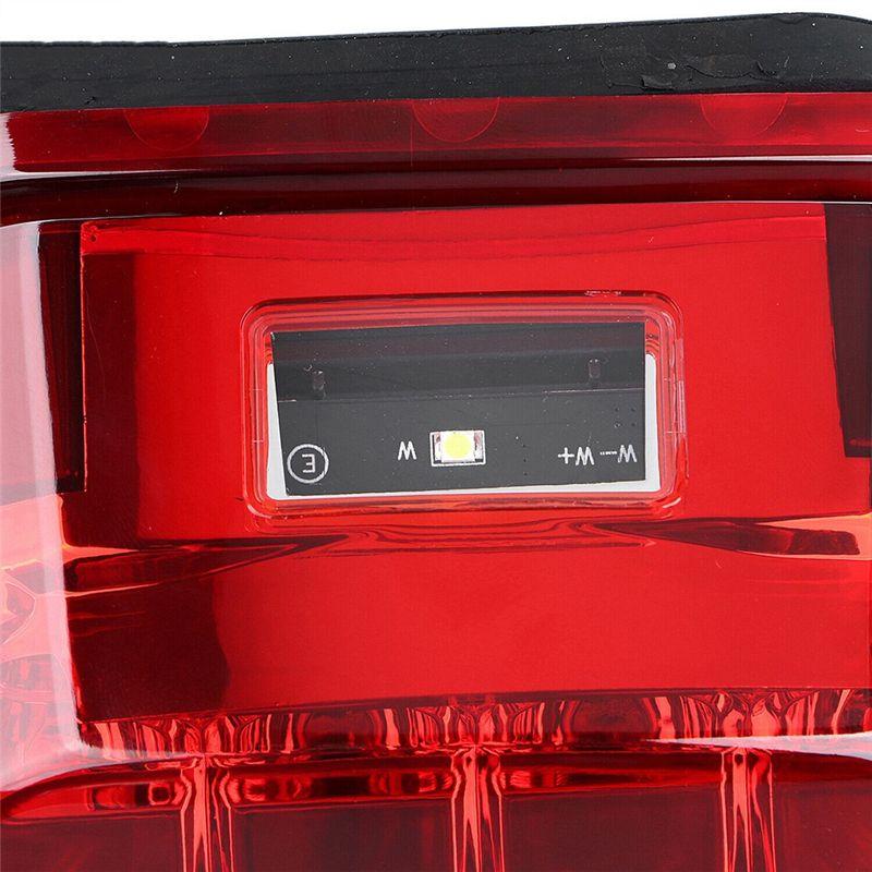 NEW-Red Lens LED Brake Tail Light Replacement Parts Accessories For Electra Glide Fatboy Ultra Limited Dyna