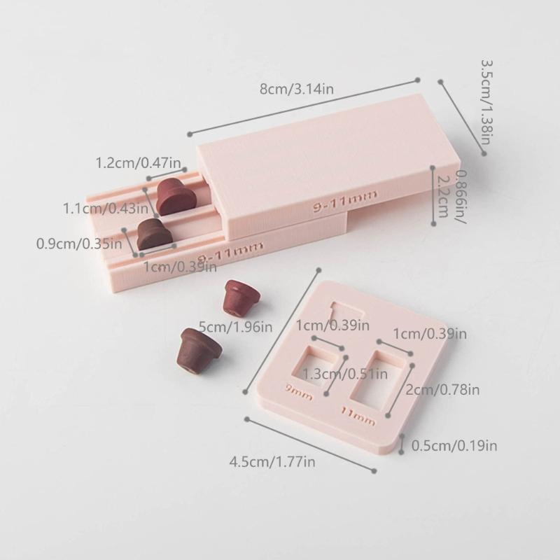 User Friendly Clay Ball Shaping Mold Roller Mold For Handmade Earrings Necklace Decorations And Polymer Bead Crafting